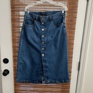 Banana Republic Blue Denim Skirt
